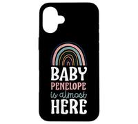 Baby Penelope is Almost Here Annonce de Grossesse Boho Coque pour iPhone 16 Plus