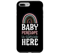 Baby Penelope is Almost Here Annonce de Grossesse Boho Coque pour iPhone 7 Plus/8 Plus