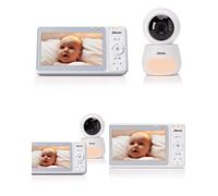 Baby Phone bébé - Moniteur vidéo Wi-Fi intelligent -Caméra HD écran couleur 5”- Veilleuse