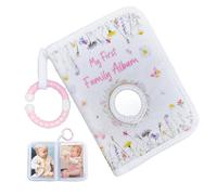 Baby Photo Book, Dustproof Toddler Memory Album, Soft Family Picture Organizer for Vacation, Hiking, School, Holidays, Travel, Home Keepsake, Presents for Parents and Grandparents