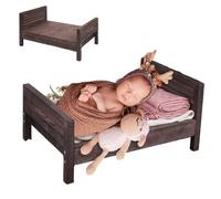 Baby Photography Props Liber en Bois - Prop Proportion du lit de Photo Vintage | Accessoires de Fond Photo | Faire Semblant de Jouer des Accessoires | Nouvelles Photos Studio Prop