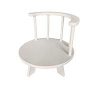 Baby Photography Tabouret Rond En Bois Posing Chair Pour Capturer Un Joli Moment En Studio Ou À La Maison