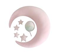 Baby Photoshoot Props, Croissant de Lune Posant Oreiller avec 4 Étoiles et Chapeau de Bébé Bébé Photo Prop Nouveau-né Posant Oreiller Bébé Photographie Prop Photo Toile de Fond Photoshoot Décoration