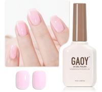 Baby Pink Gel Vernis À Ongles, 16ml Soak Off Uv Light Cure Gel Polish Pour Nail Art Diy Manucure À La Maison, Couleur 1525, Baby Pink