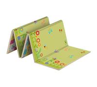 Baby Play Mat 71x40 pliable 2 tapis de jeu latéral, coque en mousse en PE écologique en toute sécurité pour les enfants étanche du sol de bébé rampant antidérapant pour les tout-petits, style 1, joue