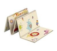 Baby Play Mat 71x40 pliable 2 tapis de jeu latéral, coque en mousse en PE écologique en toute sécurité pour les enfants étanche du sol de bébé rampant antidérapant pour les tout-petits, Style 2, joue