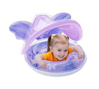 Baby Pool Float, Canopy Water Chair, 22.44x16.93 inches Butterfly Lounge Mat, Sun Protective Boat Float for Outdoor Play Swimming Fun at The Lake Beach Or Summer Aquatic Activities