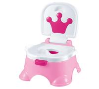 Baby Potty, Portable Baby Potty Training Toilet avec dossier, poignée et fond stable, siège de toilette à l'épreuve des déversements