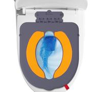 Baby Potty Training Seat, Folding Toddler Toilet Chair, Suction Cup Trainer Pad, Portable Toilet with Handles, Compact Bathroom Aid for Traveling Kids Boys Girls Children, 14.06x10.63 inches