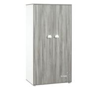 Babyprice Armoire Chambre Bebe Smile Chene Silex 2 Portes