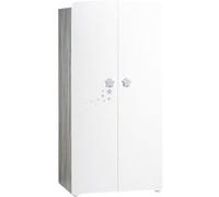 BABY PRICE Armoire Chambre Bébé 2 Portes - New Nao Blanc G