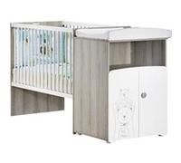 BABY PRICE TEDDY Lit Bebe Combine Evolutif 120x60 en 90x190 Neutre G