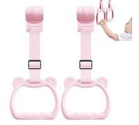 Baby Pull Up Rings, Cot Hangable Rings, PC Training Tool, Durable, Easy Grip, Safe Design, Lightweight Build, Portable Size, Perfect for Walking Practice, Daycare, 5.91x3.94 inches
