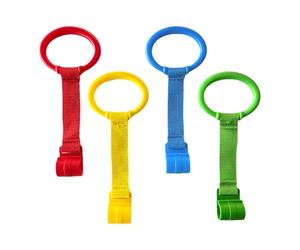 Baby Pull Up Rings, PlayPen Pull Up Rings, Baby Play Ring PlayPen Handle Grip, Assistant d'exercices de marche d', outil de pratique de la force du bras pour les tout-petits pour bébé