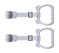Baby Pull-Up Toy, 2 Pieces Stand-Up Rings, PC Toy Strap Handle Grip, Cot Accessories for Boys, Exercise Walking Practice, Yard Play, Early Development Tool for Strengthening Motor Skills, 15x10cm