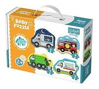 Baby Puzzle 4 en 1 modèle Les véhicules de Secours 3-4-5-6 pièces trefl 36071 Multicolore Multicolore G