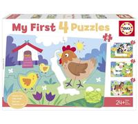Baby Puzzles Mes Premiers Puzzles Progressifs - Mamans Et Bébés (5-6-7-8 Pcs)