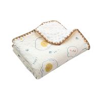 Baby Receiving Blanket Cartoon Swaddles Wrap for Infant Boys Girls Breathable Naptime Quilts Newborn Cosy Bedding Cover Muslin Blanket Cotton Crepe Swaddles Blanket Newborn Wrap Toddler Quilts