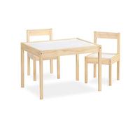 Baby Relax Set Di Tavoli E Sedie per Bambini Hunter, 3 Pezzi, Grigio