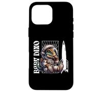 Baby Roar Astronaut Dinosaur Dino Space Cosmic Galactic Art Coque pour iPhone 16 Pro Max