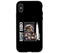Baby Roar Astronaut Dinosaur Dino Space Cosmic Galactic Art Coque pour iPhone X/XS