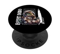 Baby Roar Astronaut Dinosaur Dino Space Cosmic Galactic Art PopSockets PopGrip Adhésif
