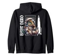 Baby Roar Astronaut Dinosaur Dino Space Cosmic Galactic Art Sweat à Capuche