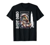 Baby Roar Astronaut Dinosaur Dino Space Cosmic Galactic Art T-Shirt