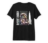 Baby Roar Astronaut Dinosaur Dino Space Cosmic Galactic Art T-Shirt Haut de Gamme