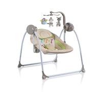 Baby Rocker Swing+ avec Fonction Musique, Volume réglable, minuterie, Farbe: Cappuccino