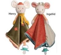 Baby rug - Souris ingerid chiffon Rouge