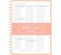 Baby’s First 100 Foods: A Tracker and Journal for Introducing New Foods to Your Baby