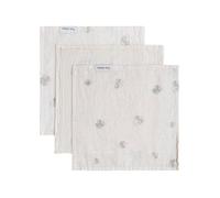Baby’s Only - Carrés de Mousseline Bébé Tender - Lange bébé - Lingettes Lavables - Carré de Coton - Lot de 3-30×30 cm - Ultra Doux & Respirant - Gaze de Coton - Linen/Clover - 100% Coton Pré-lavé