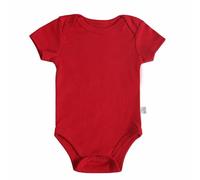 Baby Sachen Garçons 6 couleurs unies bébé coton manches courtes triangle combinaison d'escalade vêtements d'été pour bébé 3 24 m filles body 50, rouge, 6-9 mois