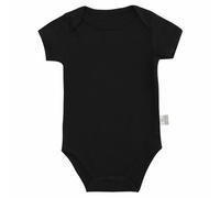 Baby Sachen Garçons 6 couleurs unies bébé coton manches courtes triangle combinaison d'escalade vêtements d'été pour bébé 3 24 m filles body 50, Noir , 0-3 mois