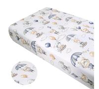 Baby Safe Parure de lit bébé 60 x 120 cm avec coins - Drap lit 60 x 120 cm en 100 % coton certifié Oeko-Tex - Protège-matelas bébé fabriqué en Europe