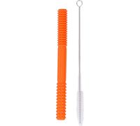Baby Safe tube de dentition creux nourrisson silicone souple -Jouets à mâcher avec nettoyage