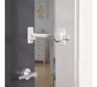 Baby Safety Door Finger Pinch Guard,Serrure De Porte Et Bouchon De Porte Pour Enfants Et Animaux Domestiques,Entrée Pratique Pour Chats(Blanc) (1 Pièce)