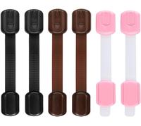 Baby Safety Latches,6 Pieces Baby Child Safety Locks For Children,Baby Safety Locks For Baby And Children On Cupboard,Drawers,Ovens,Refrigerators