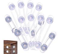 Baby Safety Latches,Baby Cupboard Block (12 Pieces) Multifunction Adhesive Safety Lock For Baby And Children On Cupboard,Drawers,Ovens,Refrigerators