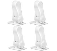 Baby Safety Locks 4 Pack Cabinet à l'épreuve des enfants serrures Strong Adhésif Pas de forage Installation facile pour le tiroir de l'armoire Poigure de porte de porte Baby