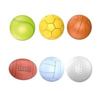 Baby Sensory Balls, Baby Soft Rubber Balls for Toddlers 1-3, Montessori Baby Sensory Toys, Baby Bath Toys 6 to 12 Months, Kids Soccer Ball, Sport & Outdoors Baby Balls, 6 Rubber Balls for Kids