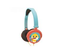 Lexibook Casque stéréo BABY SHARK filaire pliable pour enfants, limitation de volume d'écoute
