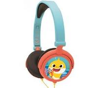 LEXIBOOK HP015BS Baby Shark Nickelodeon-Stereo Headphone, Kids Safe Volume, Foldable and Adjustable, Blue/Orange