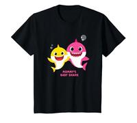 Baby Shark Mommy's Baby Shark T-Shirt, Enfant, Noir, 12 Ans