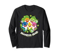 Baby Shark Shamrock Shark St Patricks Day Family Manche Longue