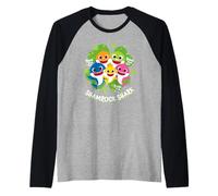 Baby Shark Shamrock Shark St Patricks Day Family Manche Raglan