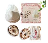 BABY SHELL Coquillages d'allaitement + Coussinets Réutilisables | Atelier Français | Protège-Mamelon T.Medium