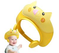 Baby Shower Cap, Adjustable Toddler Bathing Visor, 11.42x10in Soft Shampoo Cover Eye and Ear Protection, Portable Waterproof Shower Hat for Kids and Toddler