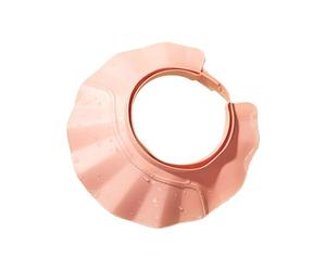 Baby Shower Cap - Bath Visor Hat for Kids & Adults | Adjustable Elastic Buckle with Splash Protection, Shampoo Shield, Eye and Ear Protection for Babies, Children, and Elderly, Pink